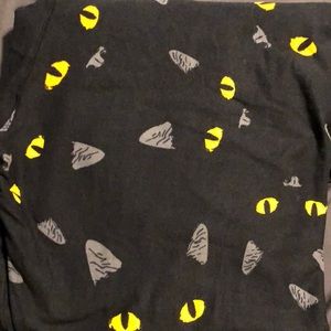 Black cat TC2 Lularoe Leggings